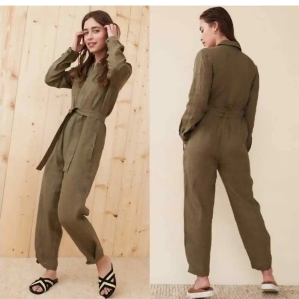 NWOT Jenni Kayne Linen Jumpsuit